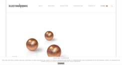 Desktop Screenshot of electroniquel.es